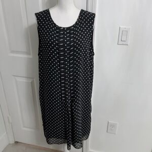 Max STUDIO Chiffon Sleeveless Dress